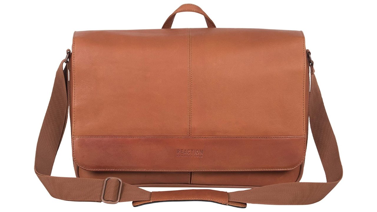 Kenneth Cole Reaction leather laptop bag