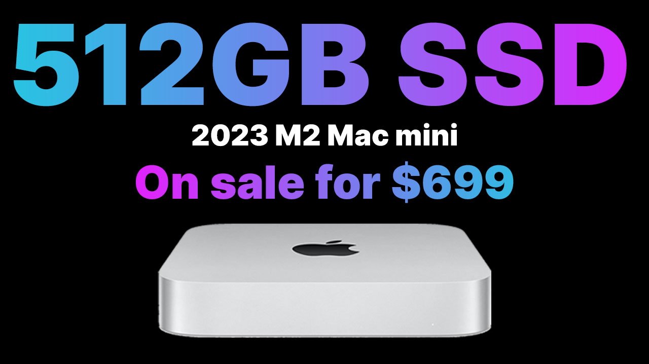 Apple's M2 Mac mini 512GB is on sale for $699 thanks to a $100 