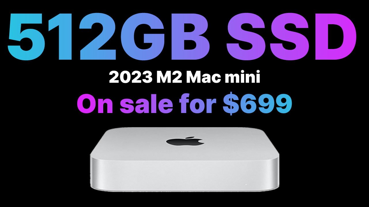 Apple's M2 Mac mini 512GB is on sale for $699 thanks to a