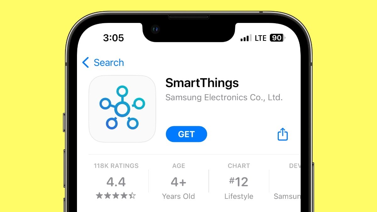 Samsung SmartThings app