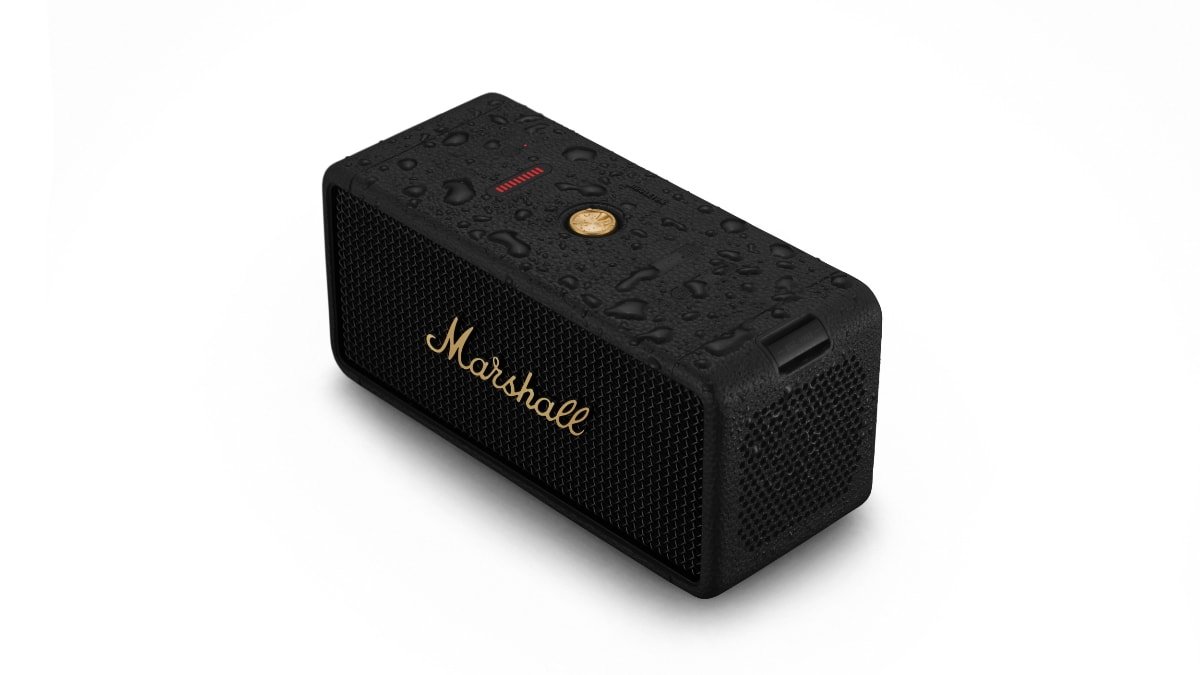 Marshall の Middleton Bluetooth スピーカーは耐水性があり、アプリで制御できます