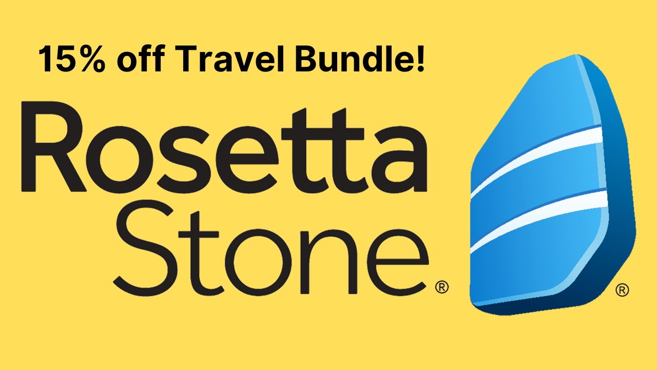 Get a Rosetta Stone lifetime subscription for just $169 with the Travel Hacker Bundle