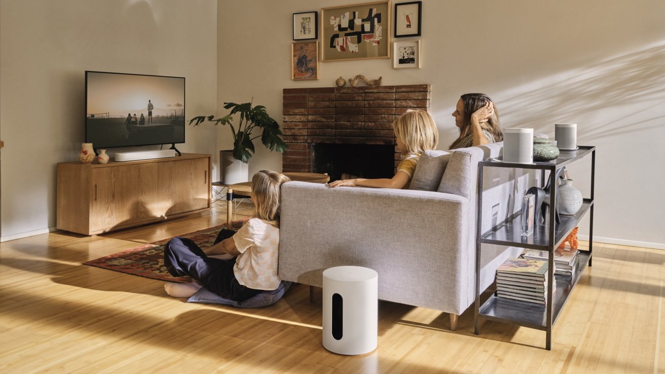 Sonos Beam, Sub Mini and two rear speakers