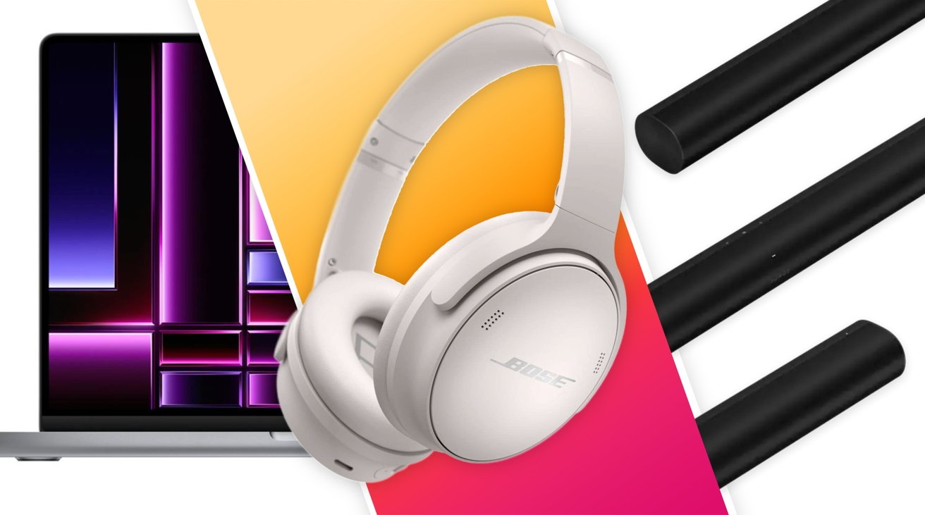 Save on Bose QuietComfort 45, the M2 Pro 14-inch MacBook Pro, and Sonos Arc. 