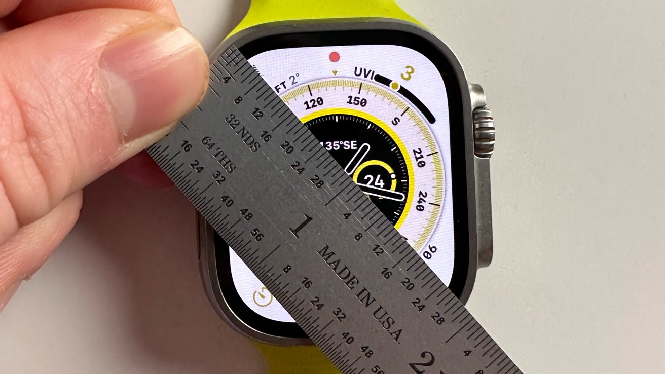 Apple Watch Ultra is really big at 1.99 inches in diameter