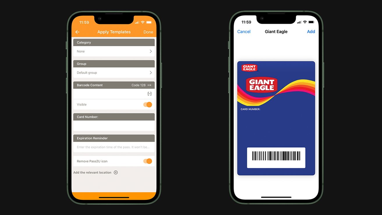 add shopping cards to apple wallet