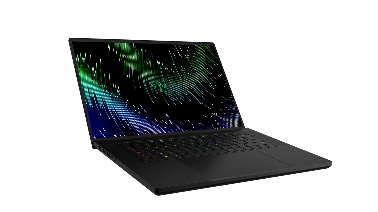 The Razer Blade 16 looks like a typical thin and light notebook. 