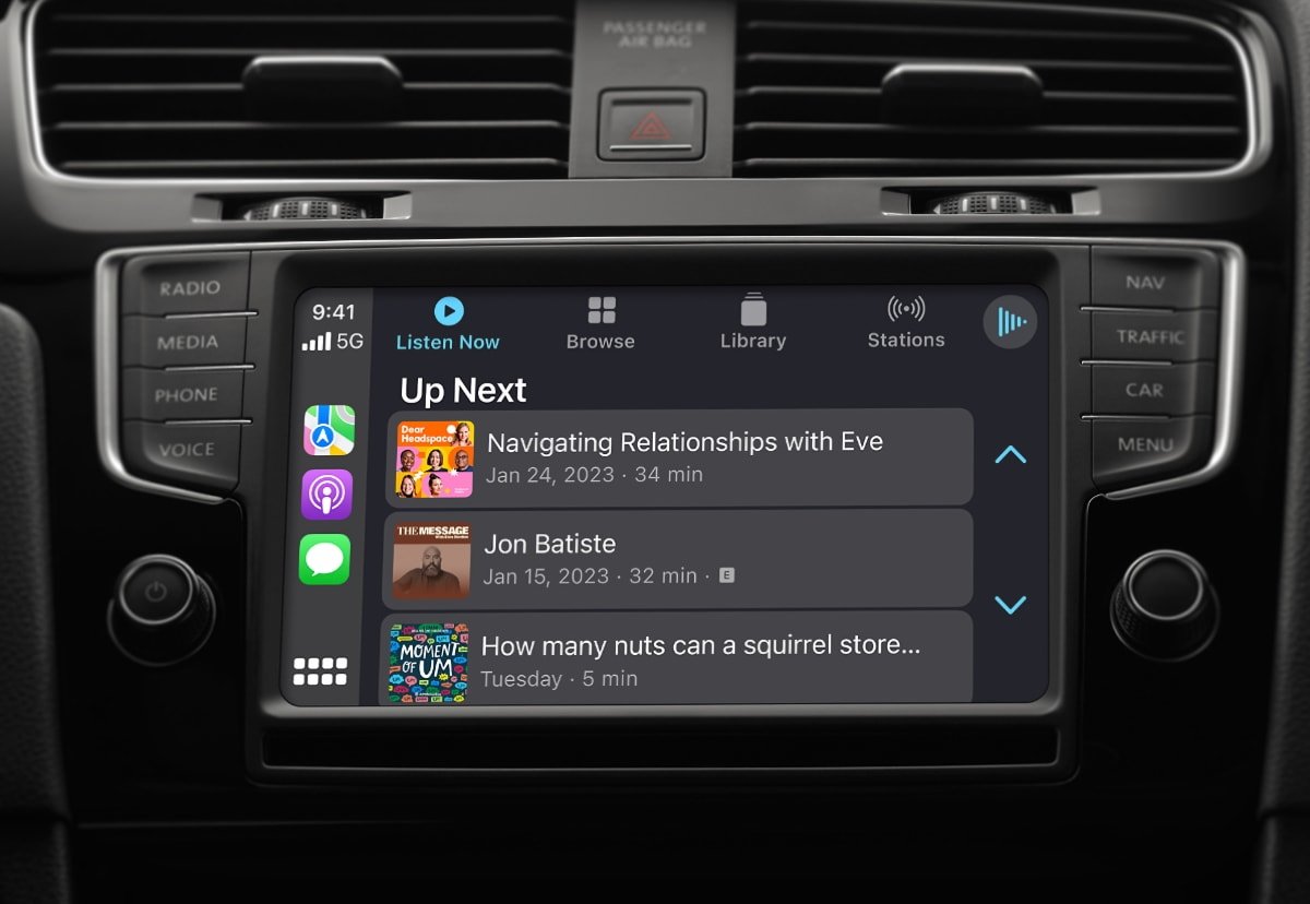 Up Next and Browse will arrive in CarPlay