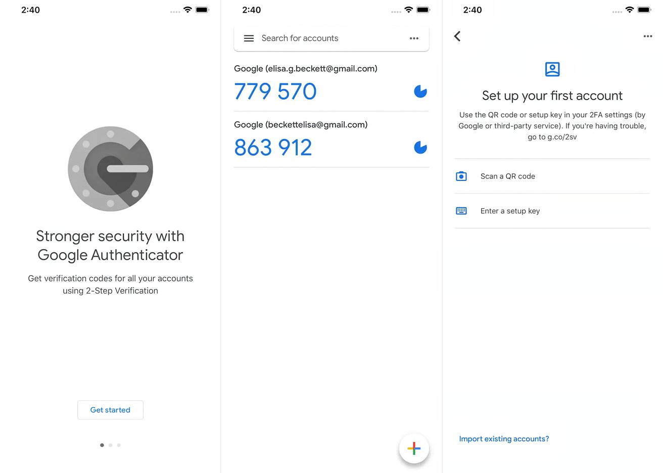Google Authenticator is an app that provides 2FA codes on your iPhone. 