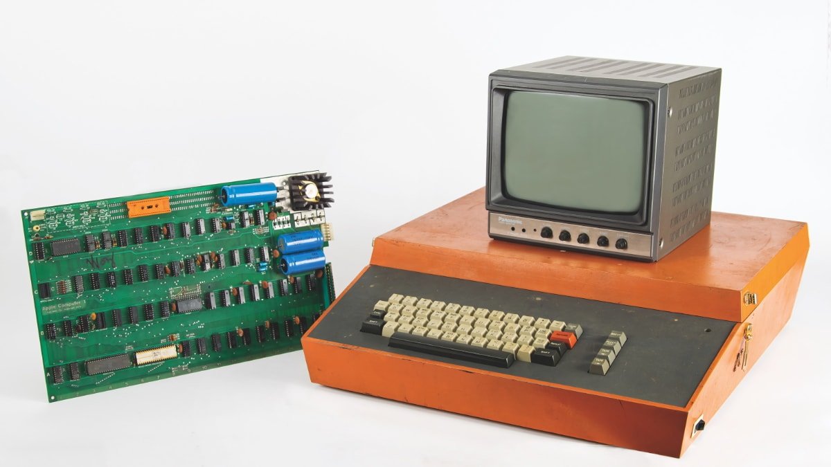 Apple-1 signed by 'Woz'