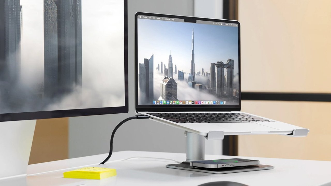 Twelve South HiRise Pro has a space to house your MagSafe charger