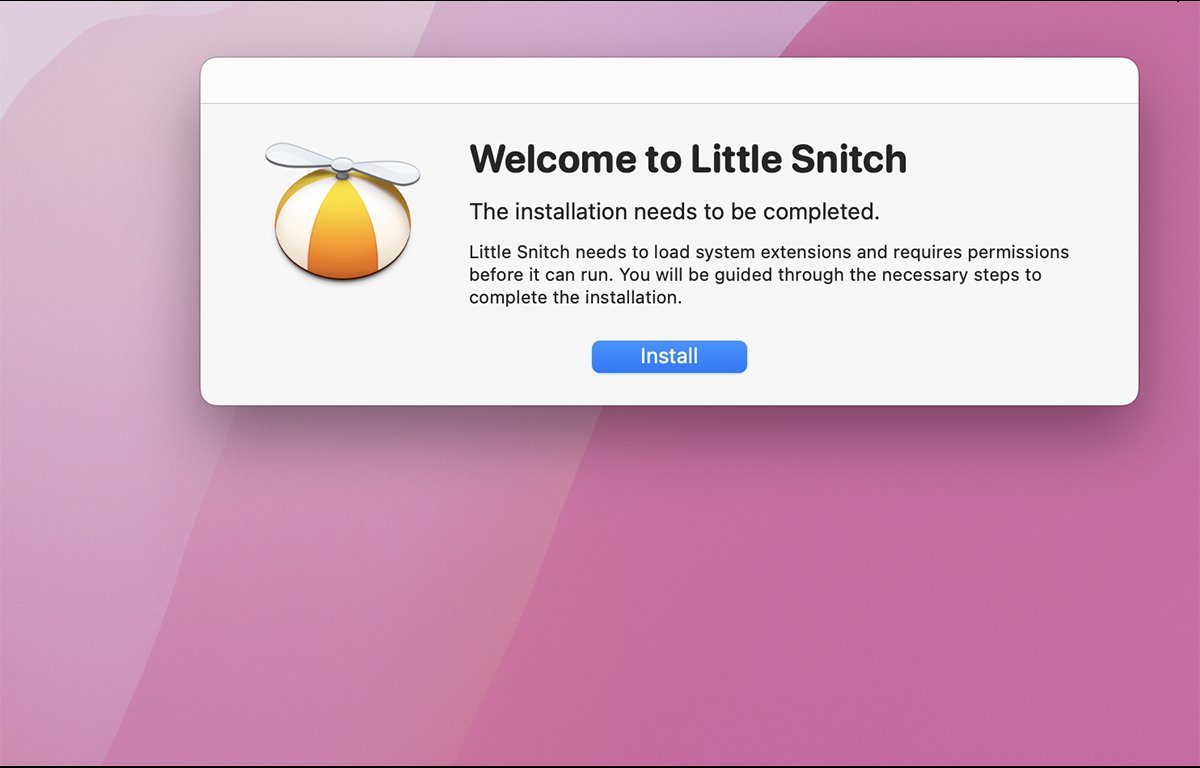 Little Snitch installer.