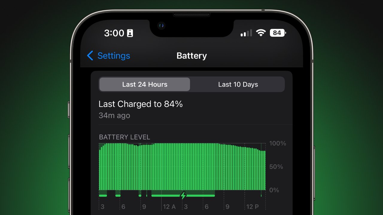 Charging only when clean energy is available will still result in a fully-charged device overnight