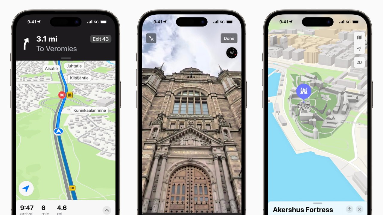 New Apple Maps design for Finland, Norway, and Sweden