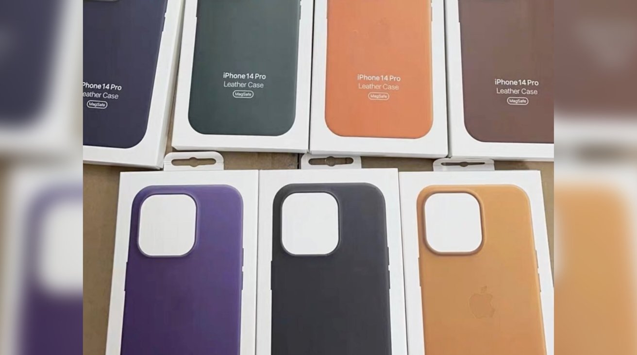 iPhone 14 Pro Max and Orange Leather Case Unboxing 