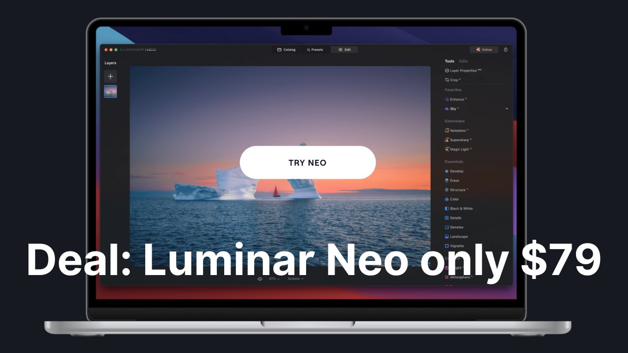 Photo Editor Luminar Neo: Easy Photo Editing Software for Mac & PC