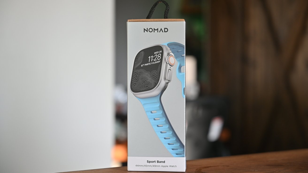 在庫有】 Nomad エレクトリックブルー Apple watch スポーツバンド