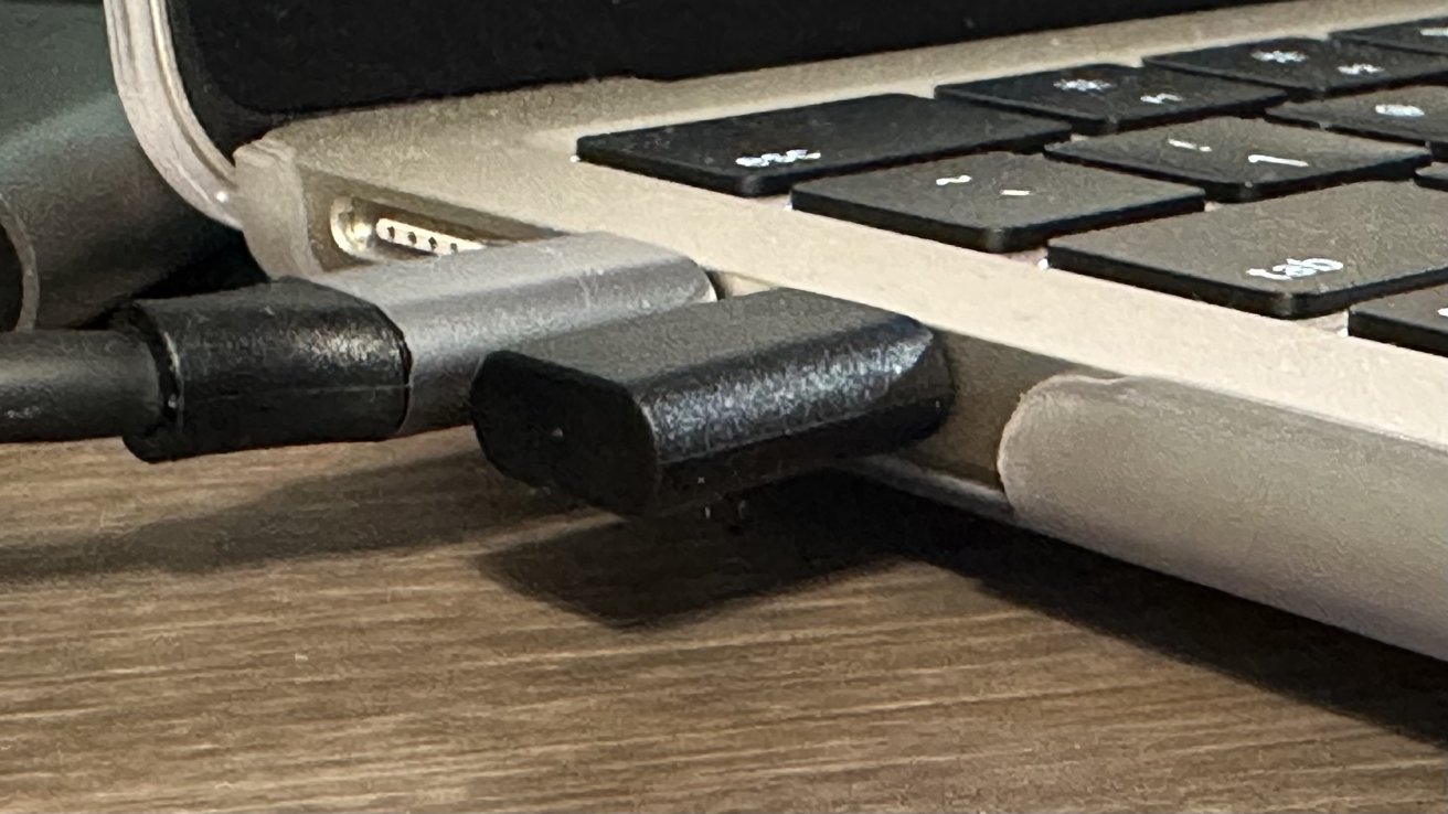 USB-C receiver connected