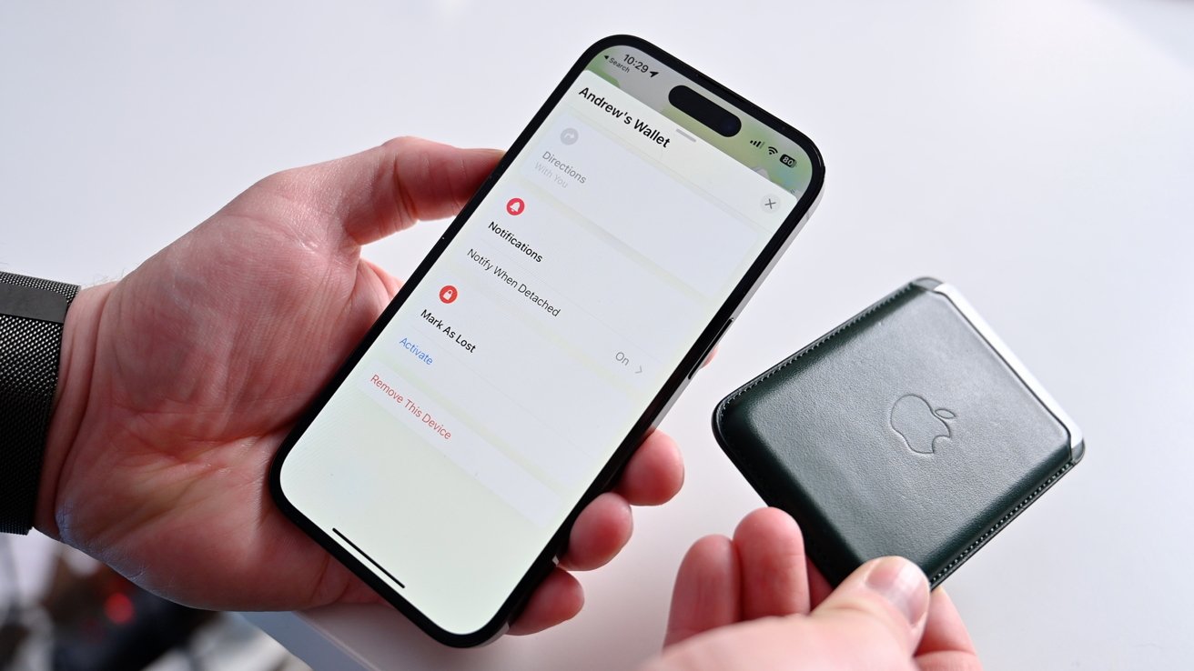 Apple Wallet in Find My