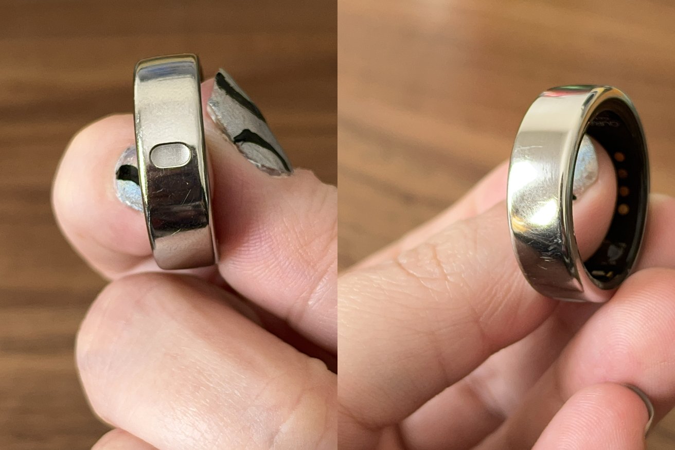 The pill-shaped dimple helps you keep the ring properly aligned