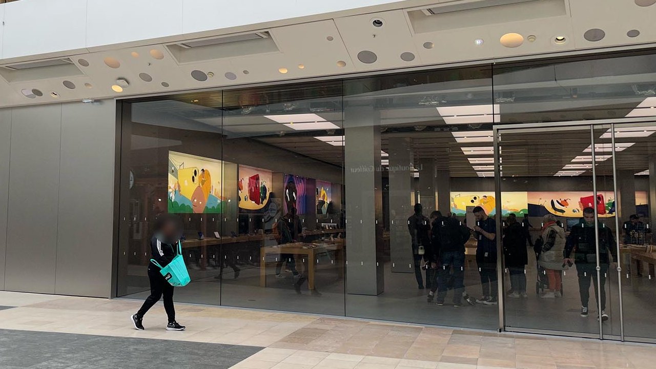 photo of Apple Confluence store in Lyon reopens after refit image