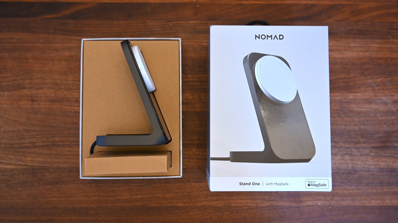 Nomad Stand One 15W MFi MagSafe Wireless Charger Stand - Carbide