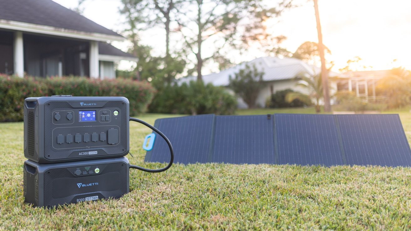 Portable power station with a staggering 5000W output can power