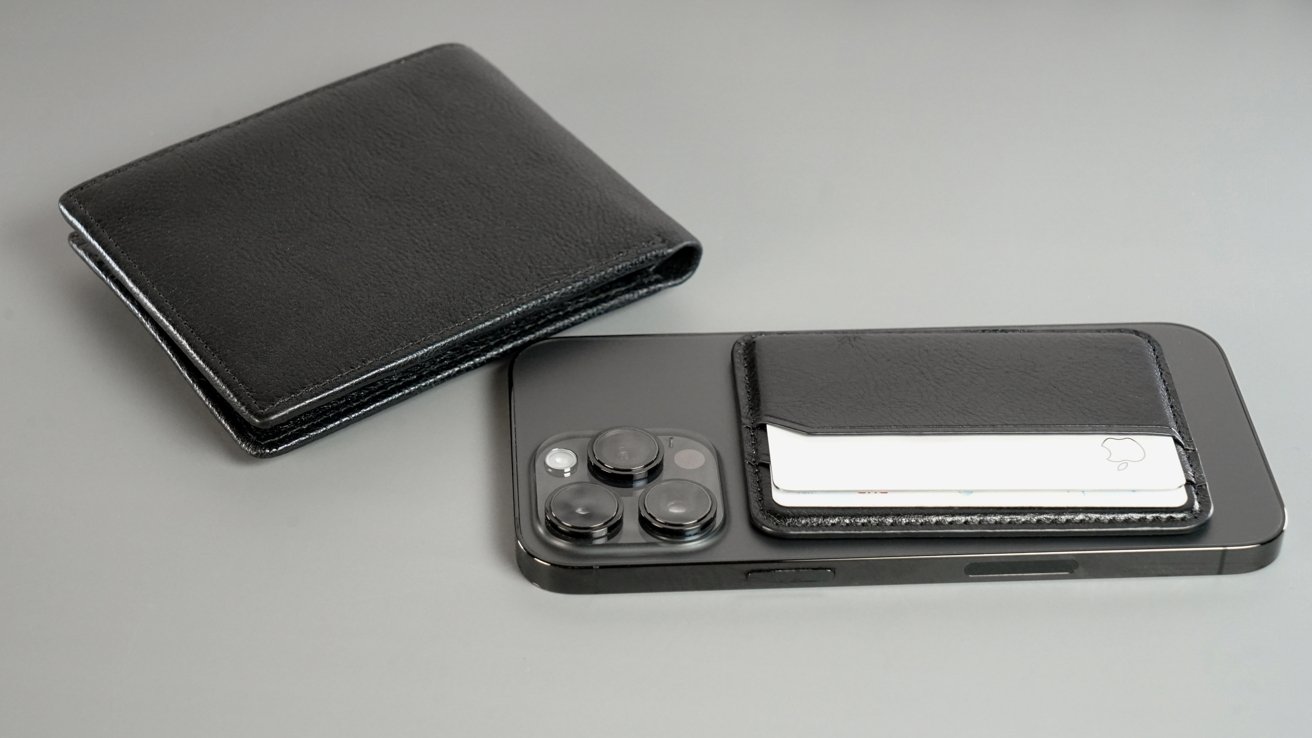 2 in 1 Bifold Wallet with Detachable MagSafe Wallet