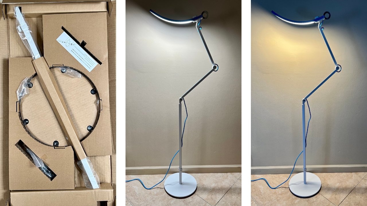 Get the floor stand extension to make the BenQ e-Reading desk lamp into a floor lamp 