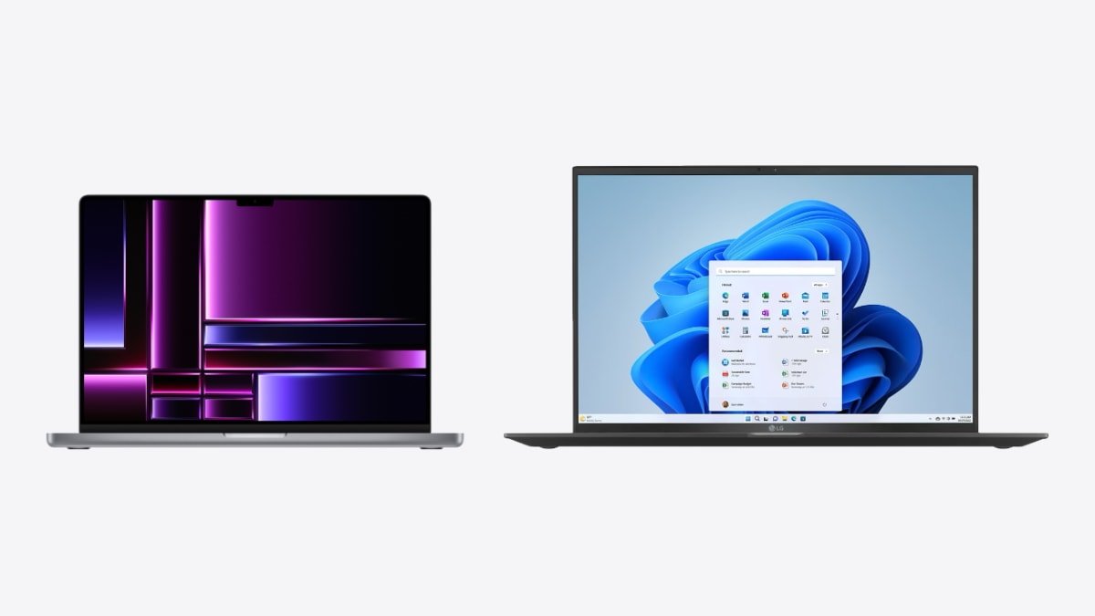 photo of 16-inch MacBook Pro vs LG Gram 17 - compared image