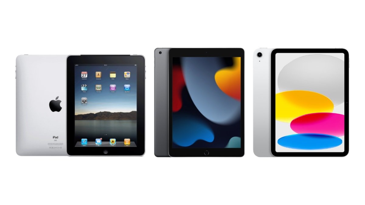 Original iPad vs 2021 & 2022 iPad — what 13 years of development