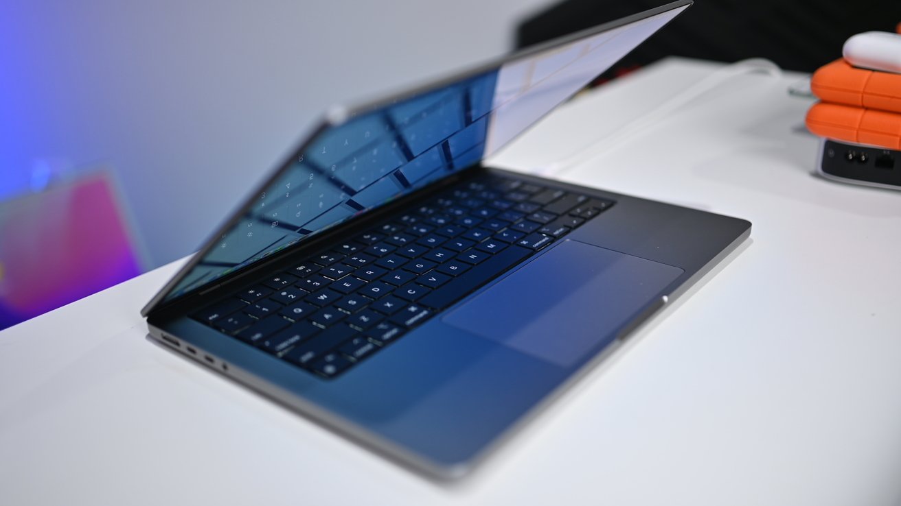 The new 14-inch MacBook Pro with the lid closed