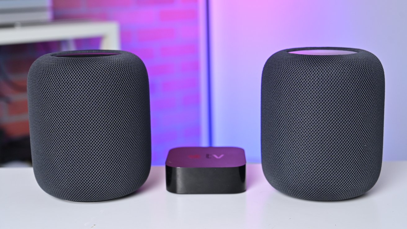 Apple TV and HomePods