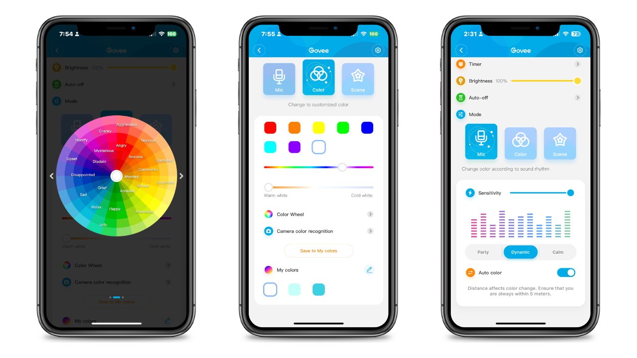 Select colors and effects for your H6005 bulb with the Govee Home app