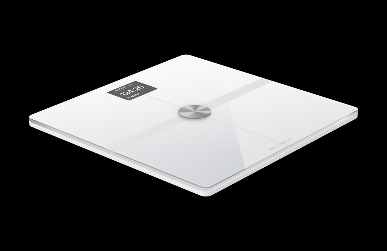 WITHINGS Body Smart - Accurate Scale for Body Weight and Fat Percentage,  Body Composition Wi-Fi and Bluetooth, Baby Weight Smart Scale Apple