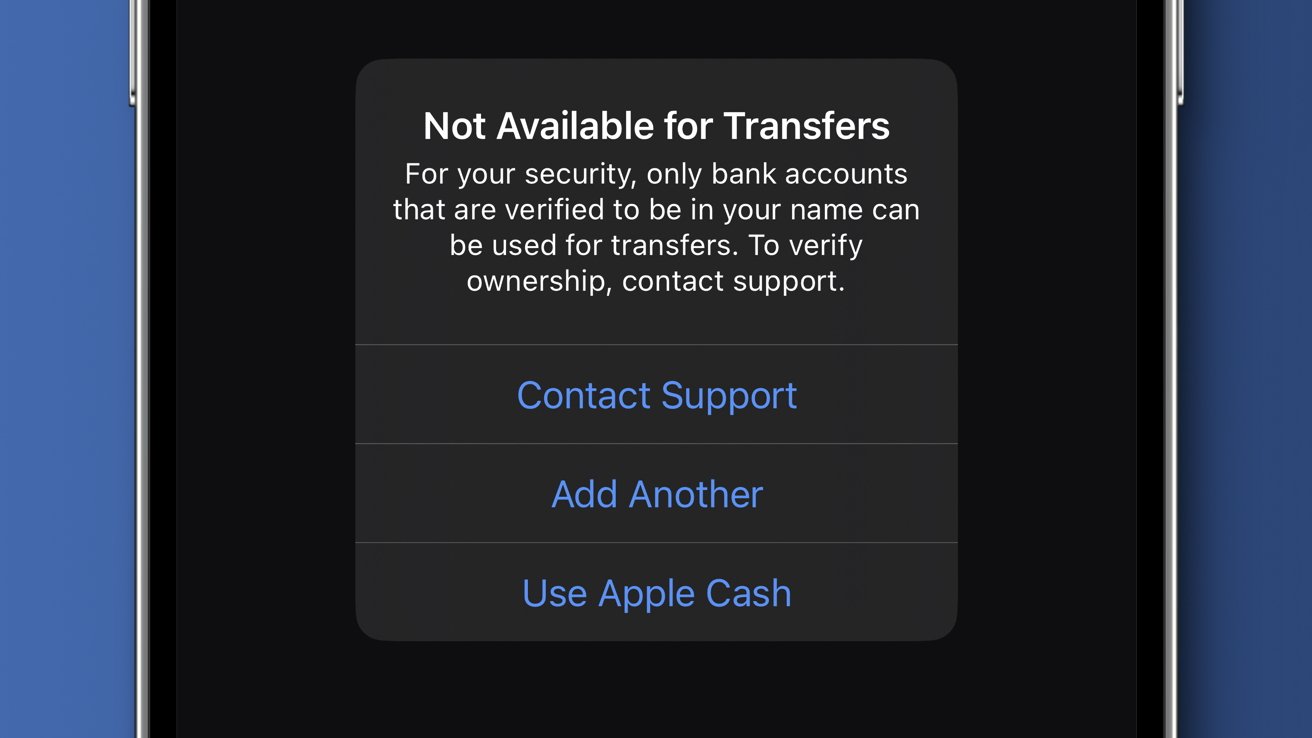 Not all checking accounts interface directly with Apple Savings