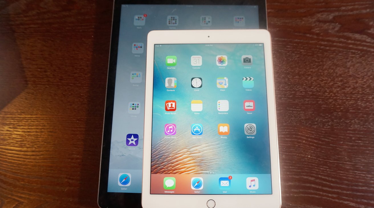 The first-generation 12.9-inch iPad Pro and 9.7-inch iPad Pro