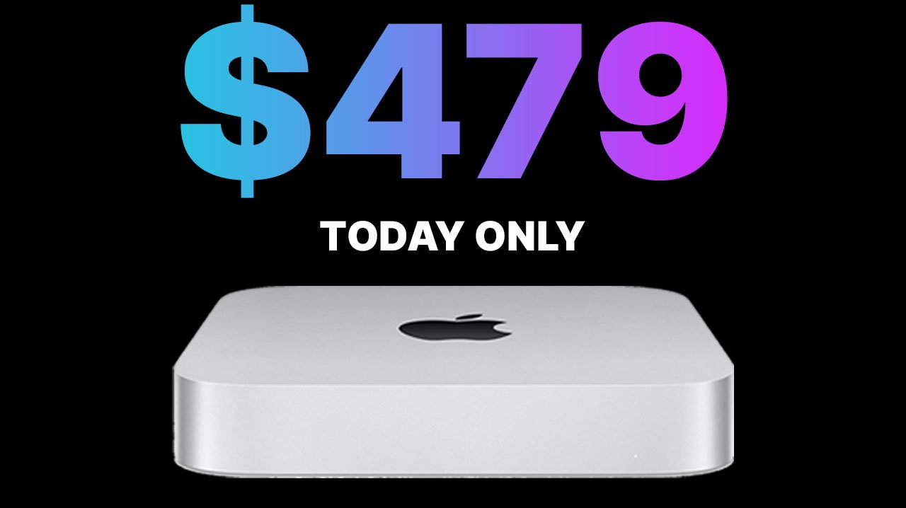 Apple Mac mini plummets to $479 today only with flash deal