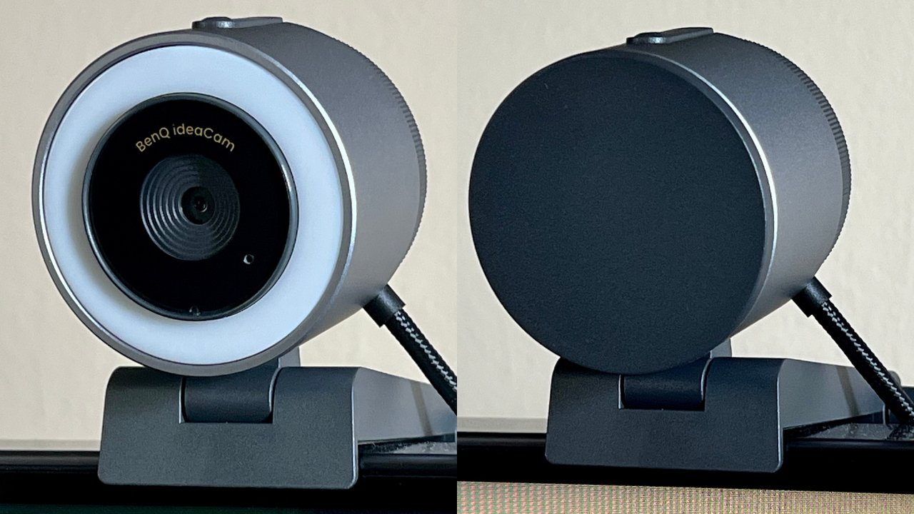BenQ ideaCam S1 Pro mounts to a monitor easily and can be used with a privacy cover