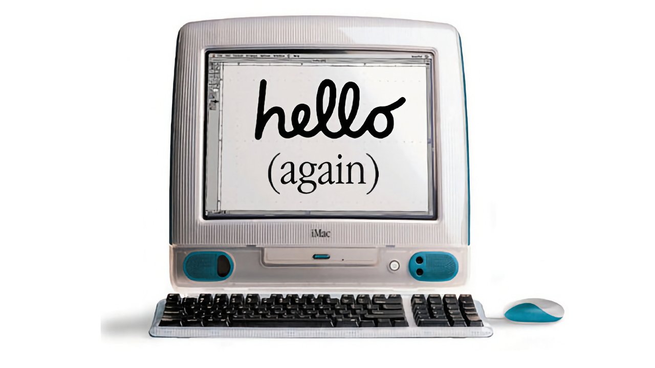 The original iMac in 1998