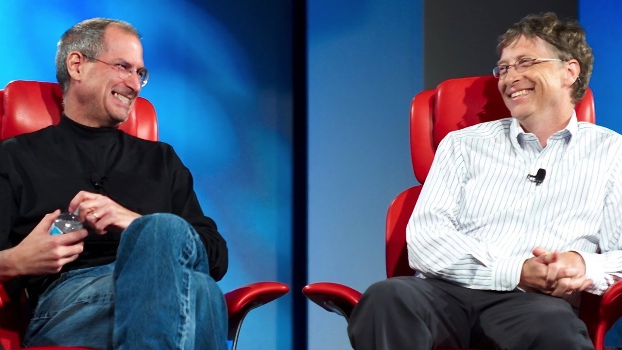 Steve Jobs (left) and Bill Gates had rather different opinions about design