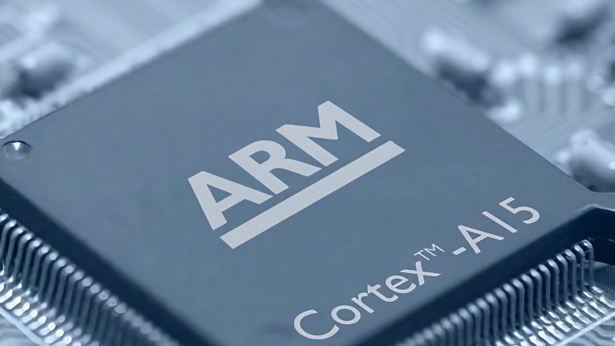 An ARM chip