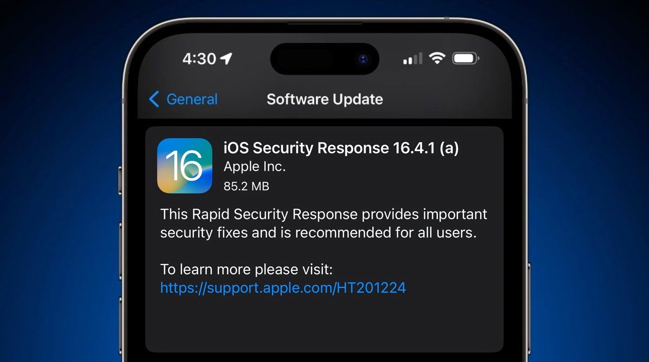 iOS RSR update