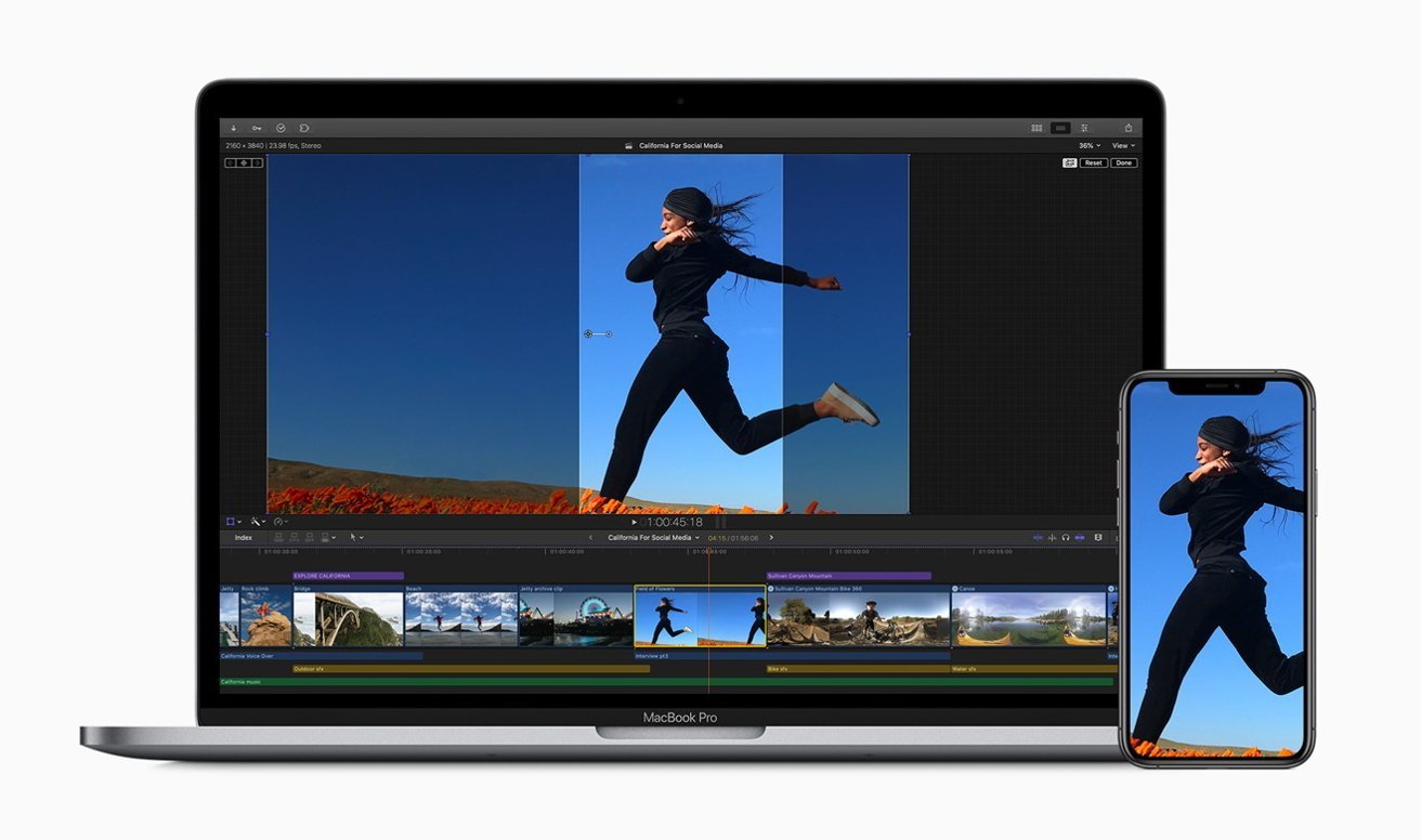 Final Cut Pro on a Mac