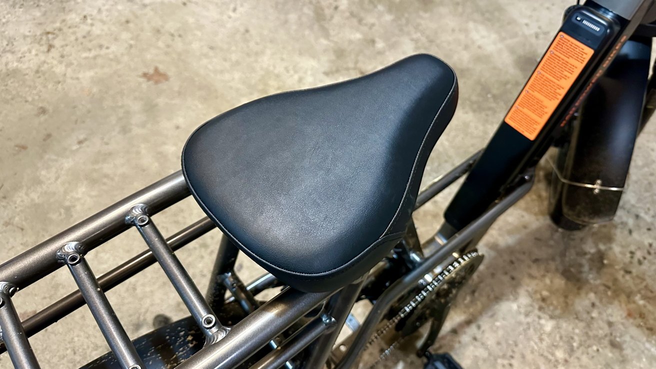 Cushioned seat for rider