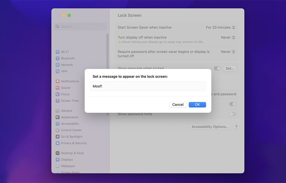 Understanding macOS lock screen options