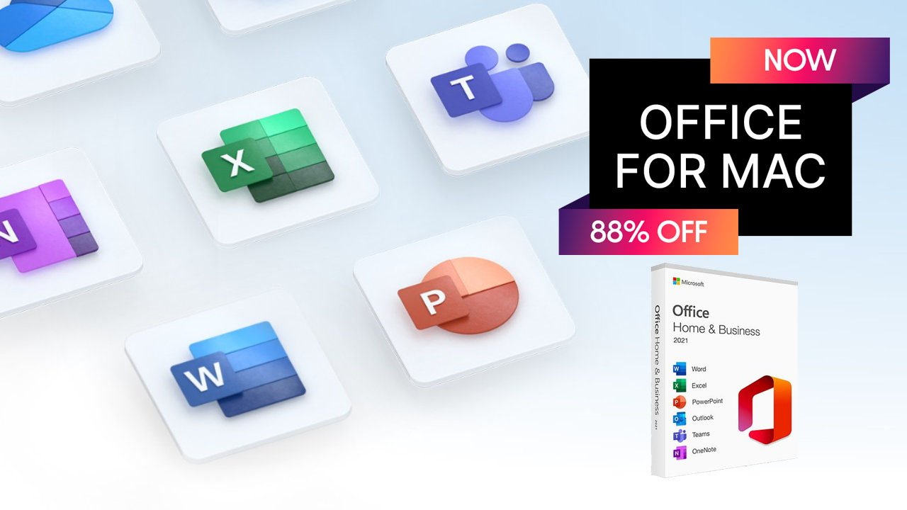 Microsoft Office for Mac Home &#038; Business 2021 dips to $29.99, a discount of 88% off retail