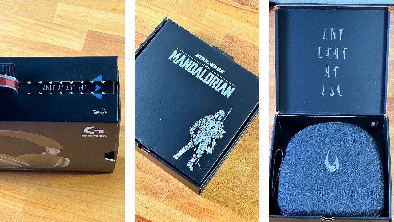 The Logitech A30 The Mandalorian Edition was fun to unbox