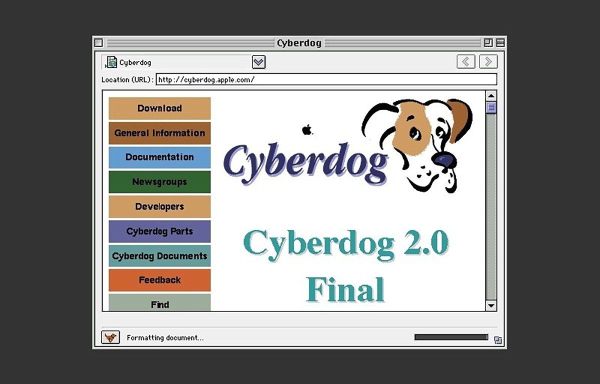 Cyberdog от Apple, 1996 год.