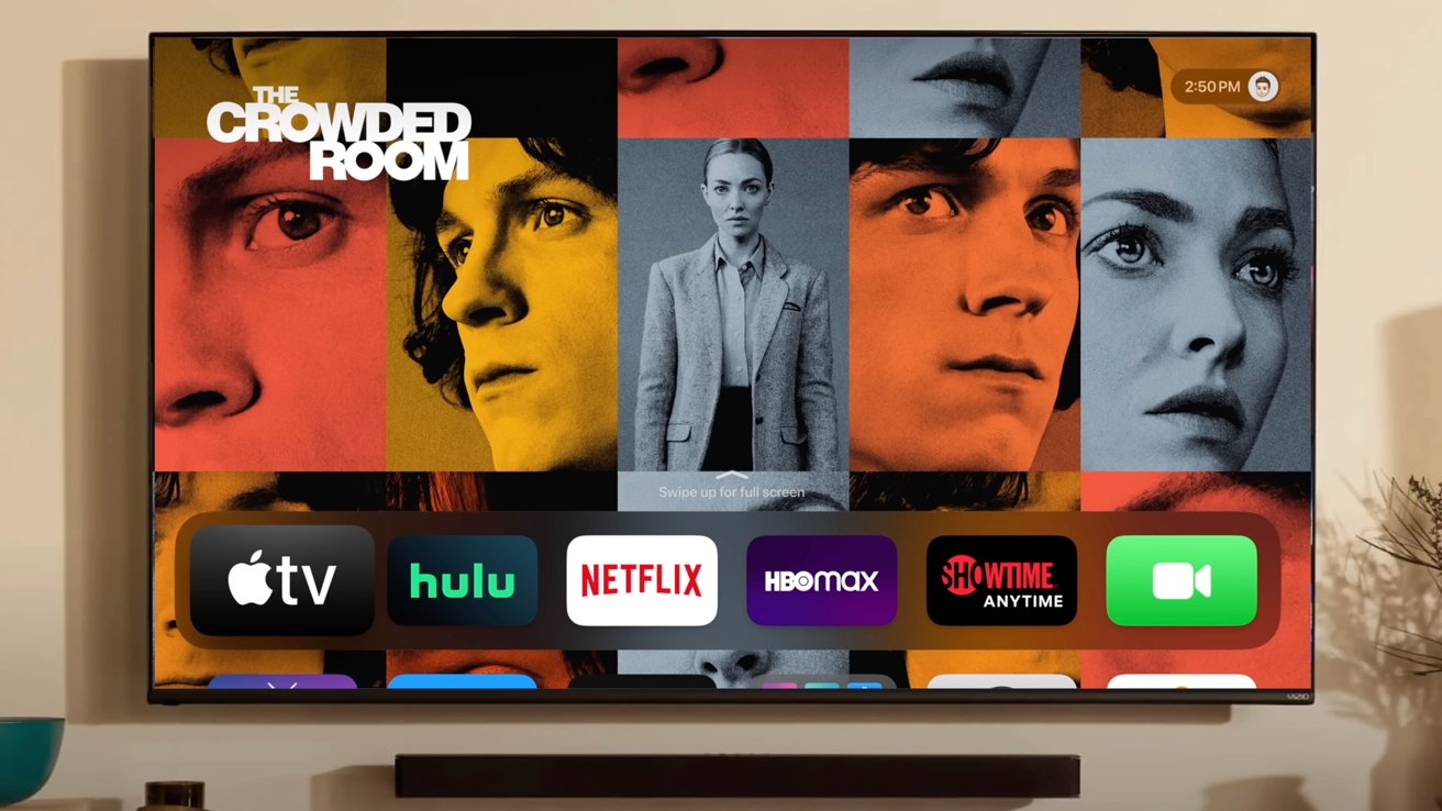 The new Apple TV Home Screen with six columns